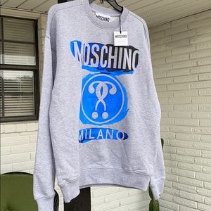 Moschino Gray Sweatshirt